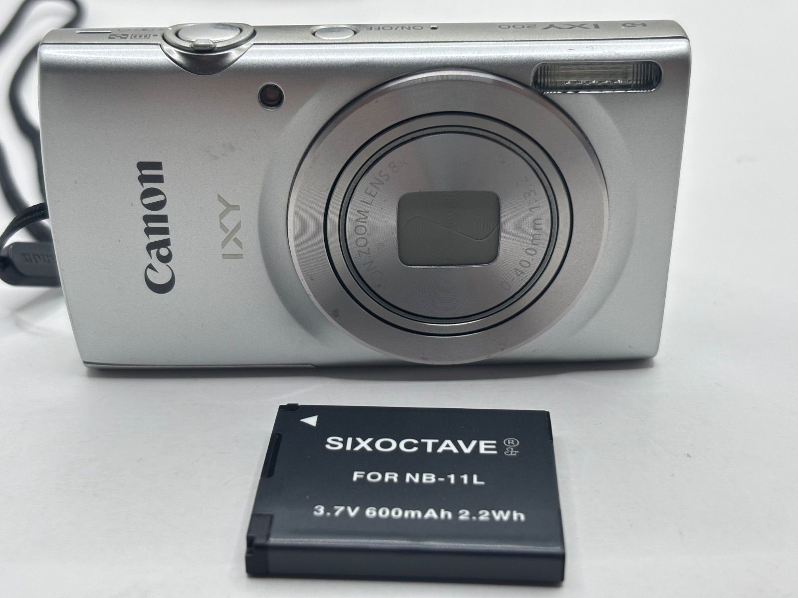 動作保証あり Canon キャノン コンパクトデジタルカメラ IXY200 シルバー コンデジ PC2333