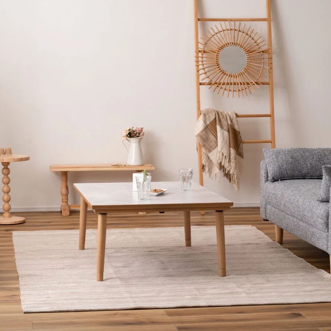 フラットヒーター こたつテーブル 幅105cm センターテーブル ローテーブル 1人暮らし 2人暮らし DINKS