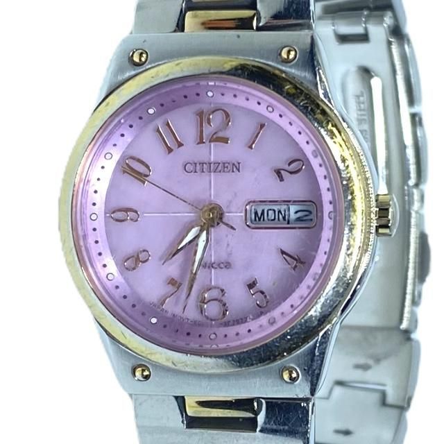 CITIZEN CITIZEN Wicca Wicca Eco-Drive Watch Watch Accessory Accessory Solar Stainless Steel Pink Silver Gold