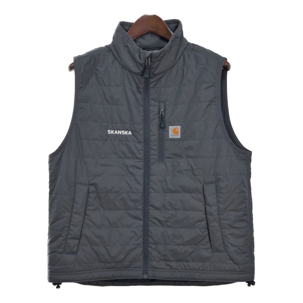 Carhartt カーハート 中綿 ナイロンベスト グレー(メンズ L)中古 古着 