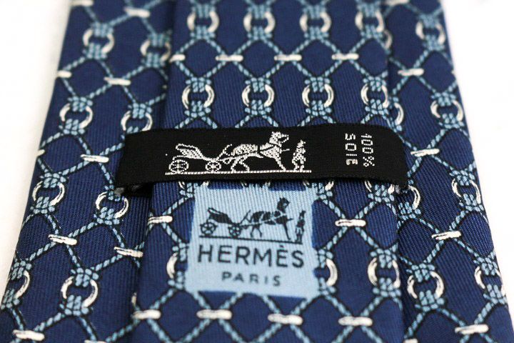 美品✨ HERMES エルメス ブランド ネクタイ チェック柄 ドット 格子柄 美品✨HERMES エルメス ネクタイ ドット 格子柄 パネル柄