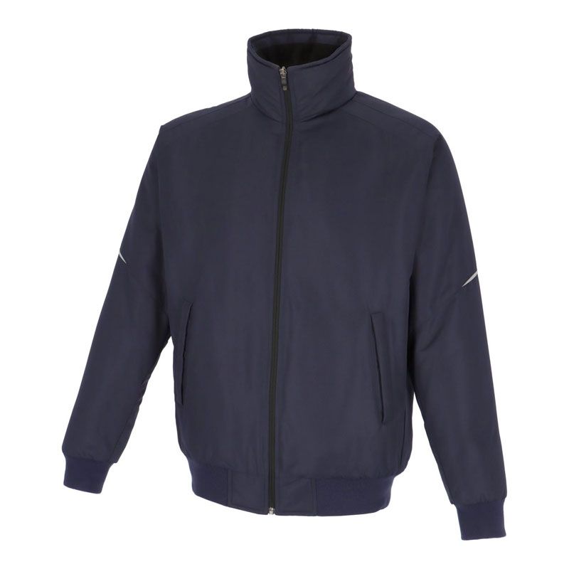 ミズノプロ グラウンドコート ユニセックス ネイビー×ホワイト MIZUNO