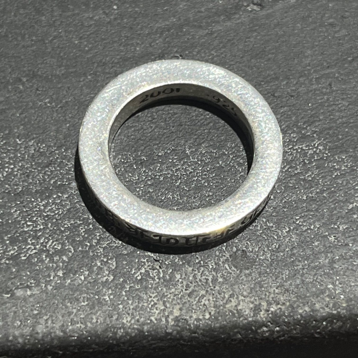 国内正規 CHROME HEARTS 3mm SPACER FUCK スペーサー リング 指輪