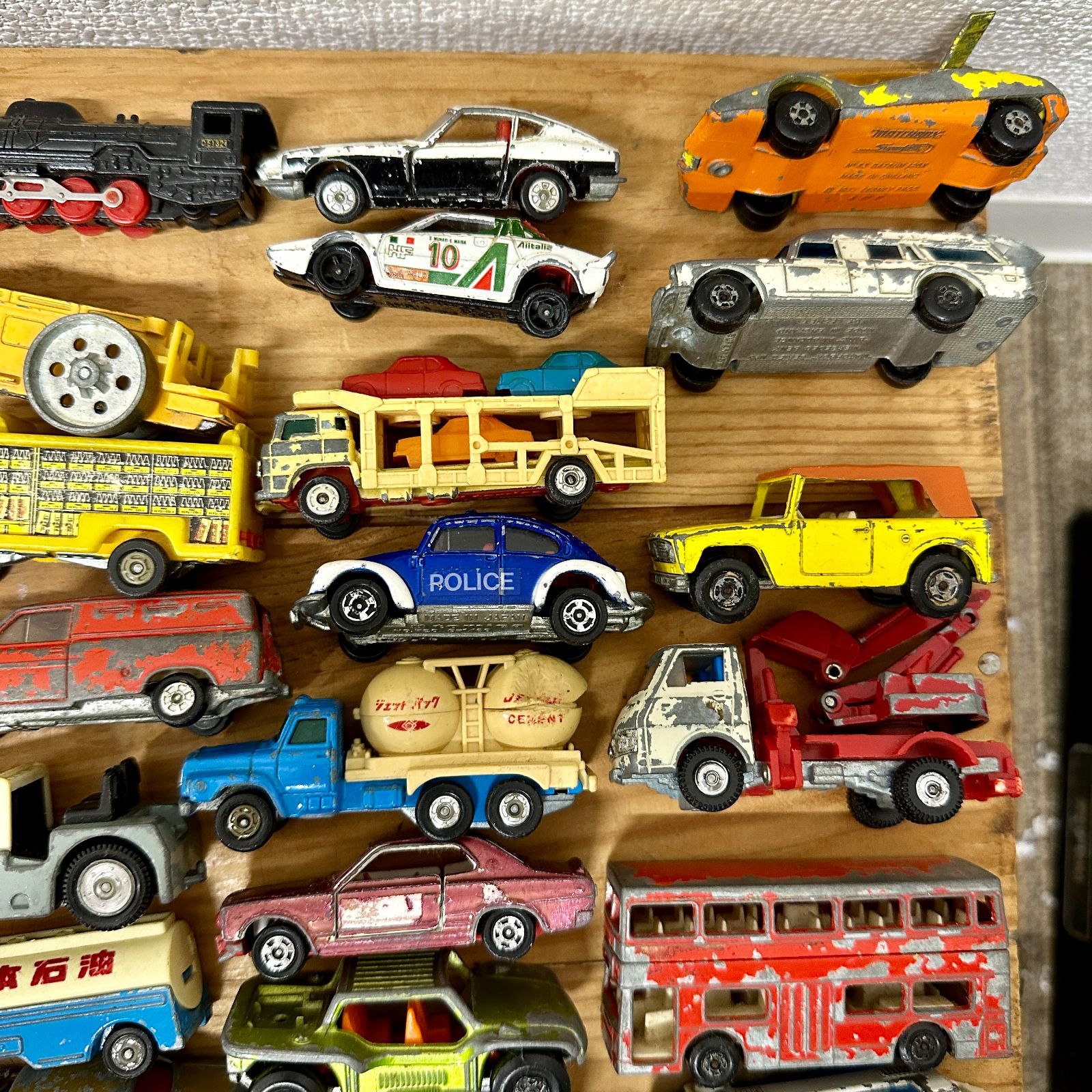 TOMICA トミカ 大量 まとめ売り 64台 日本製 ジャンク レア 当時