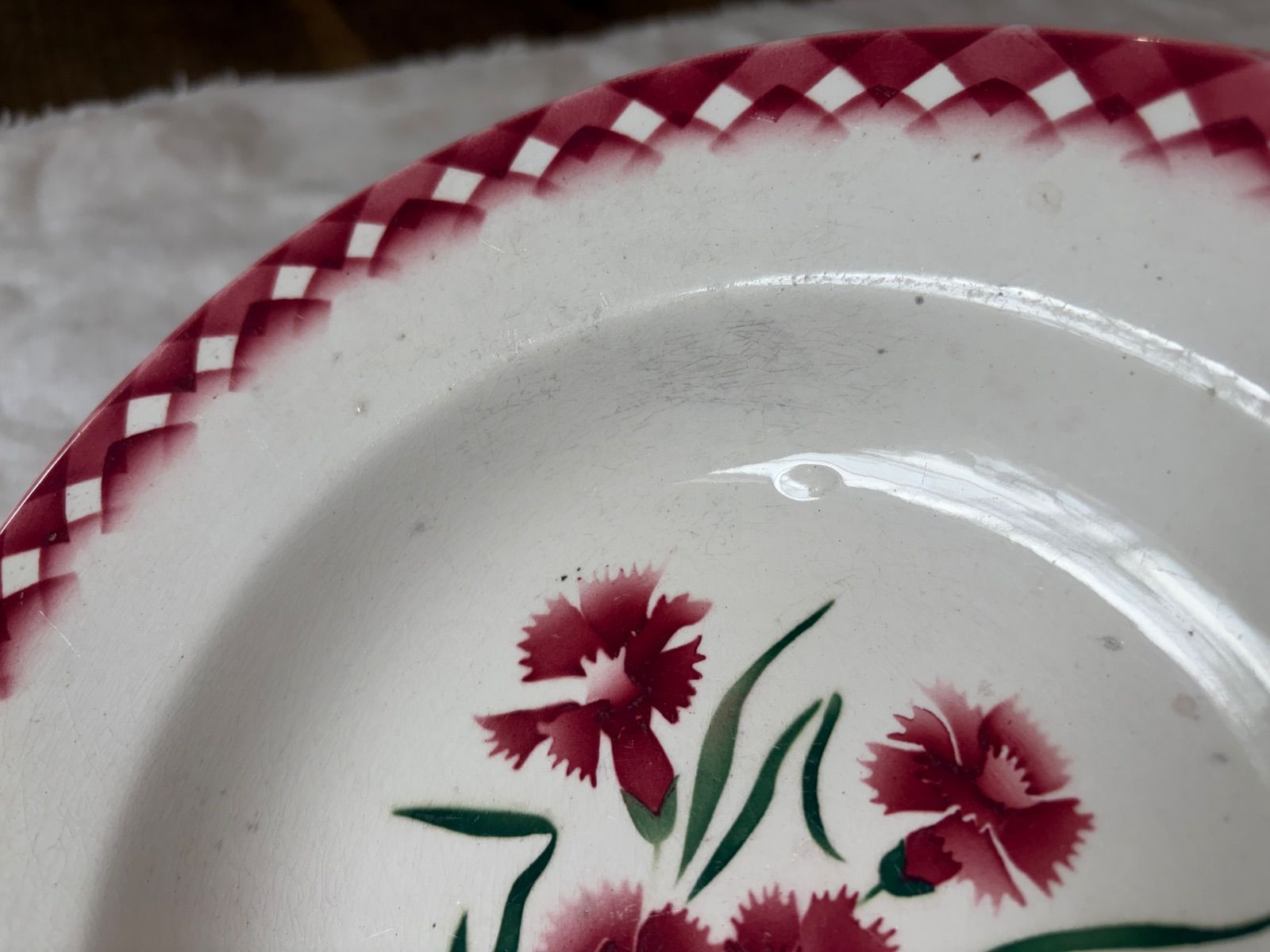 フランスアンティーク スーププレート