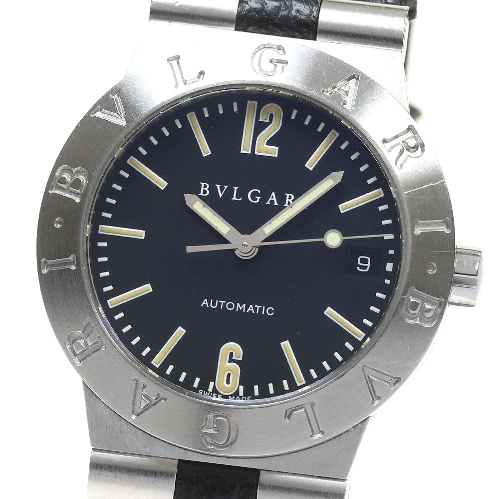 ブルガリ BVLGARI LC35S ディアゴノ スポーツ デイト 自動巻き メンズ_817833