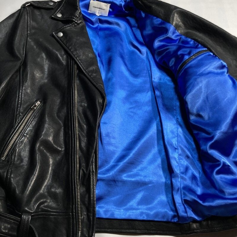 CHORD NUMBER EIGHT☆完売☆W RIDERS JACKET☆希少サイズL☆羊革レザー
