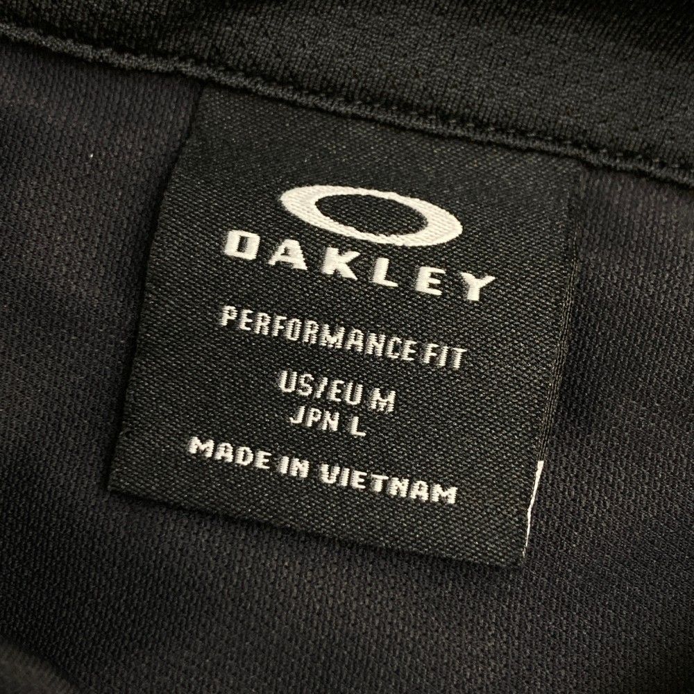 サイズ：L OAKLEY オークリー FOA406439 2024年モデル 半袖ポロシャツ  ブラック系 [240101418638] ゴルフウェア メンズ ストスト オークリー OAKLEY メンズ ゴルフ ウェア ポロシャツ 半袖 TECH