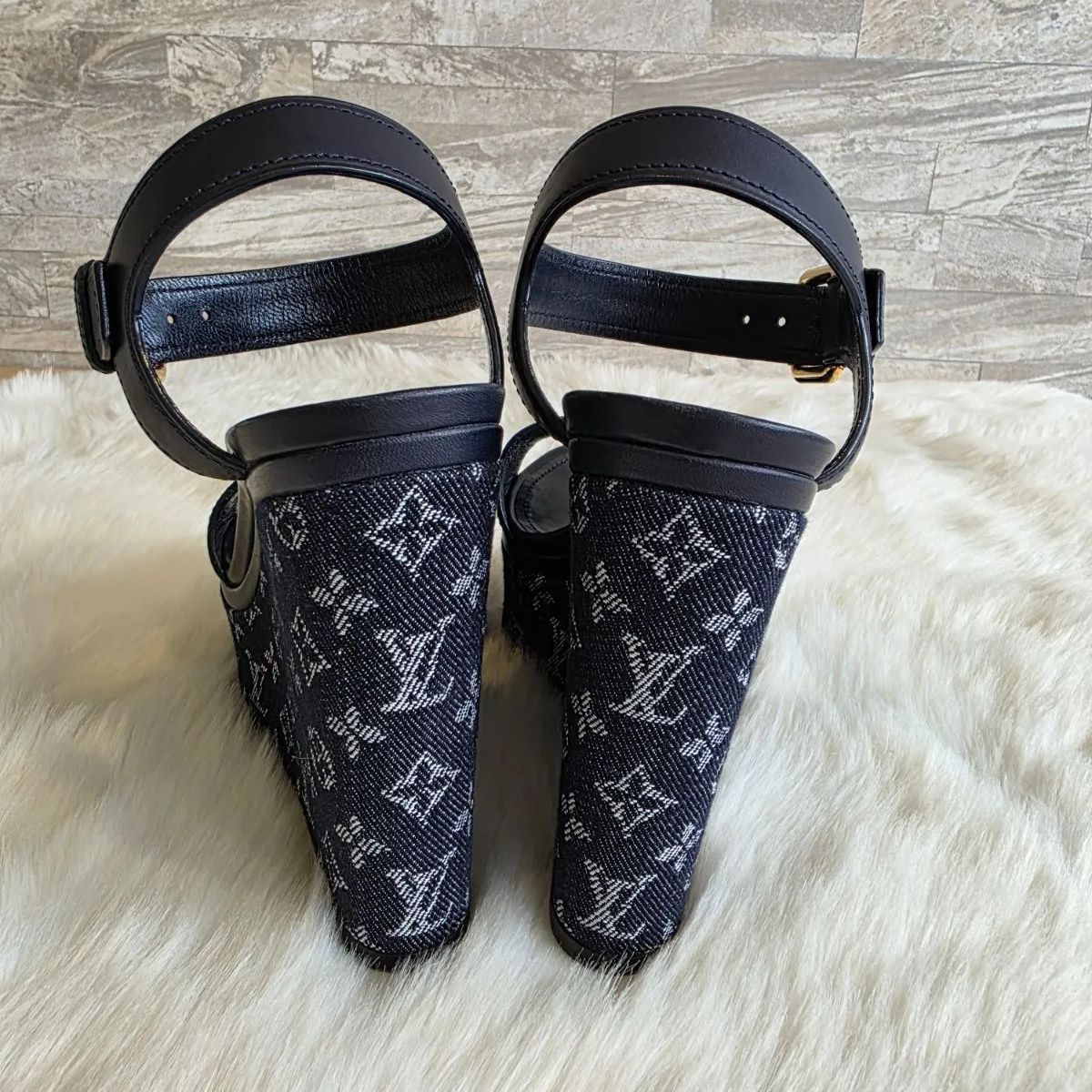 ☆Louis Vuitton (ルイ・ヴィトン) ウエッジソール サンダル