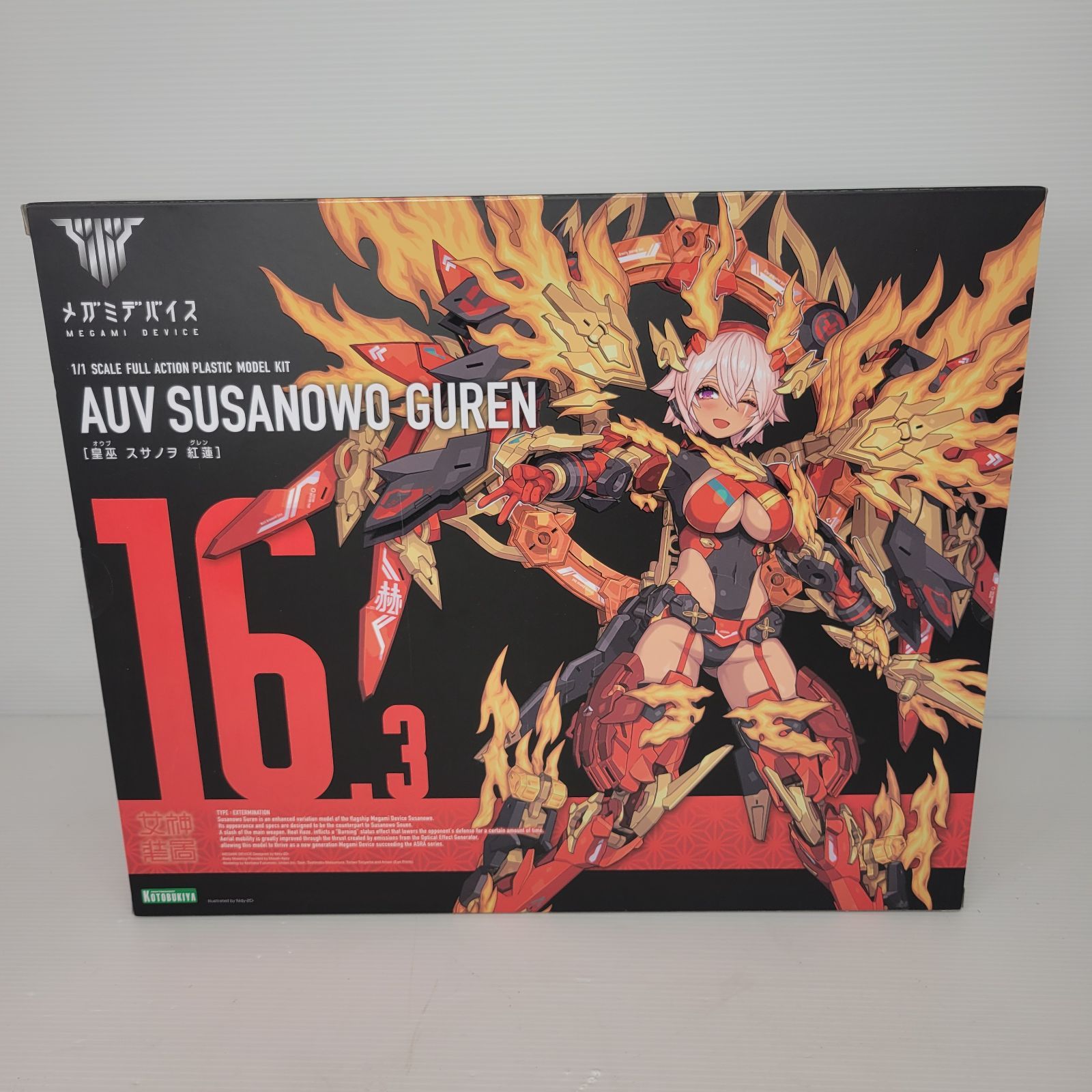 未組立】メガミデバイス16.3 皇巫スサノヲ 紅蓮 - メルカリ