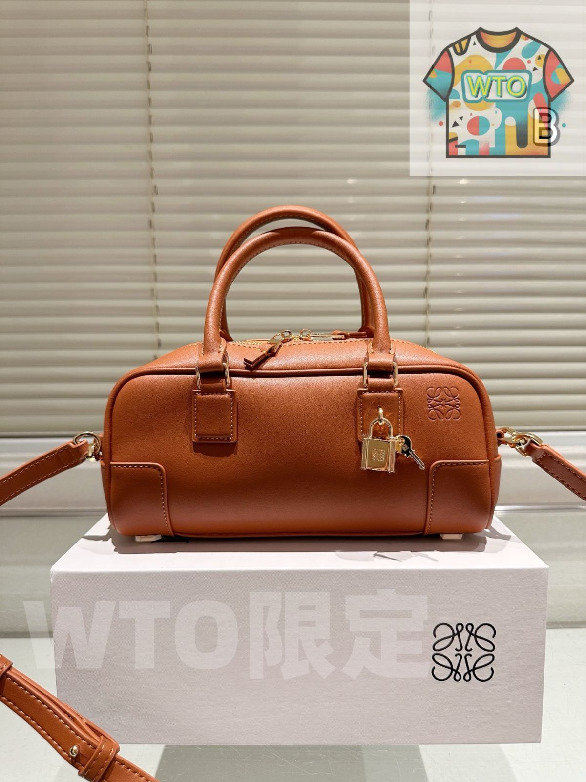 今日WTO】LOEWE ハンドバッグ（牛皮 24×13cm）-WTO輸入-SN96