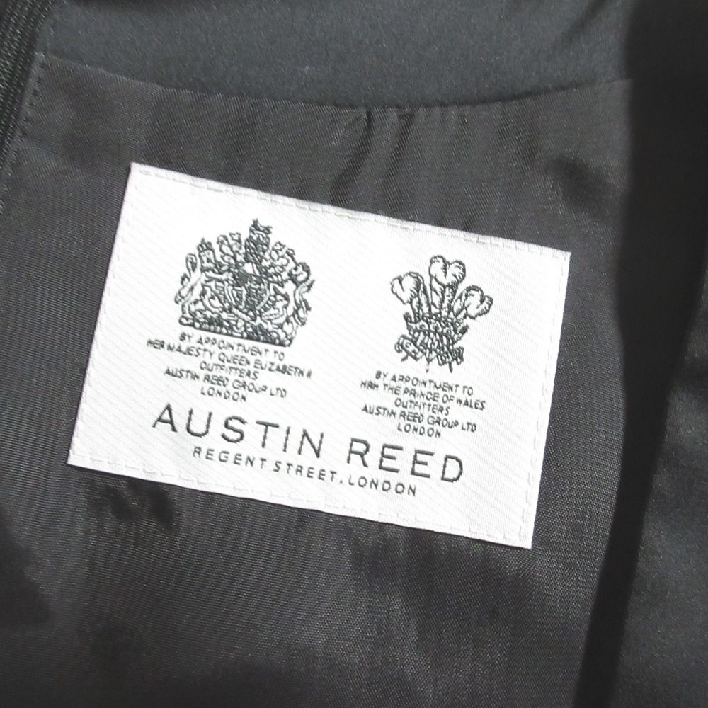 タグなし未使用オースチンリード３８フラワープリント 良品 AUSTIN REED オースチンリード スクエアネック フラワー