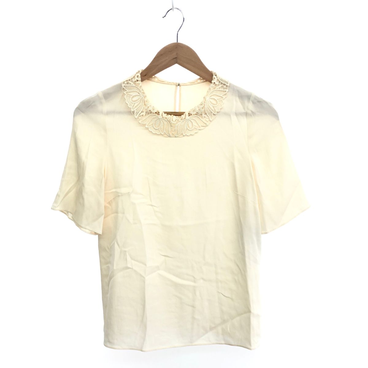 DOLCE&GABBANA ドルチェ&ガッバーナ ブラウス サイズ:40 襟レース