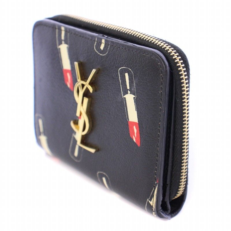 2025-25 秋冬新作  ハイブランドの イヴサンローラン YVES SAINT LAURENT カサンドラ ロゴ リップ柄 小物