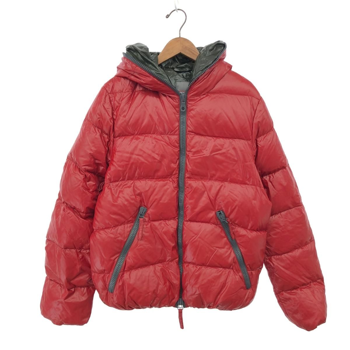 良好 DUVETICA デュベティカ ダウンジャケット サイズ:50 レッド ダウン レディース 241003000490
