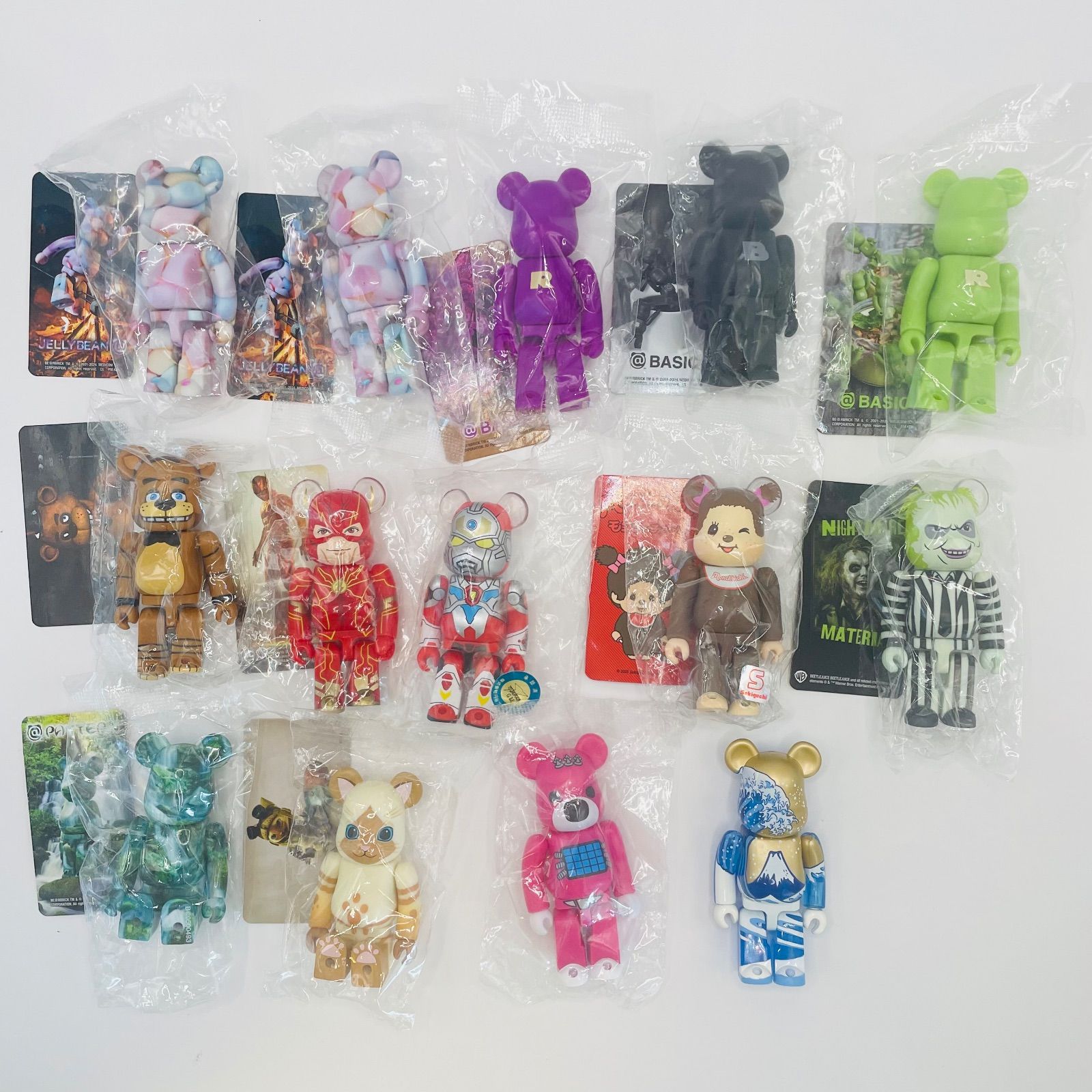 BE RBRICK ベアブリック 14体 葛飾北斎 富士山を世界遺産に 1体 未開封 13体