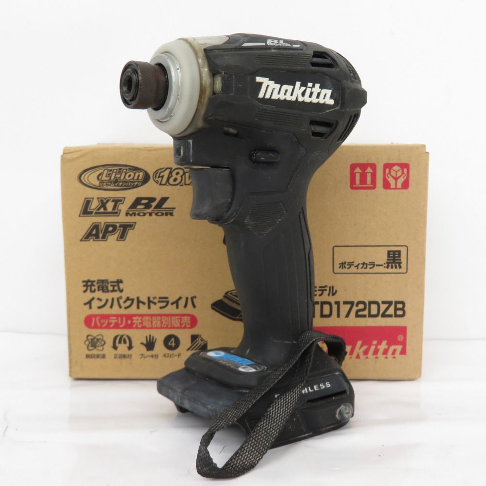 【超特価得価】☆Makita/マキタ 充電式インパクトドライバ TD172DZB 黒/Black [ITLJQW4SNAEW] 本体