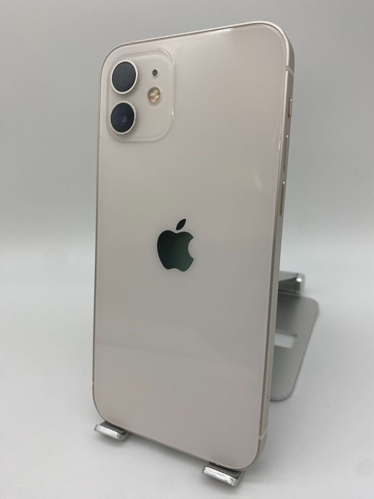 【良品】iPhone12 128G ホワイト　バッテリー100% iPhone12 128GB ホワイト/シムフリー/純正新品バッテリー100%/極
