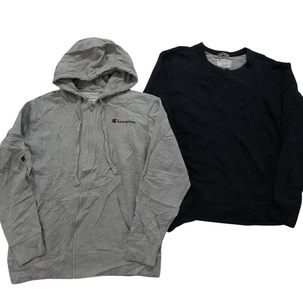 古着卸 まとめ売り チャンピオン Champion スウェット 8枚セット メンズ M カレッジ風 アーチロゴ フーディー 古着 NC0955