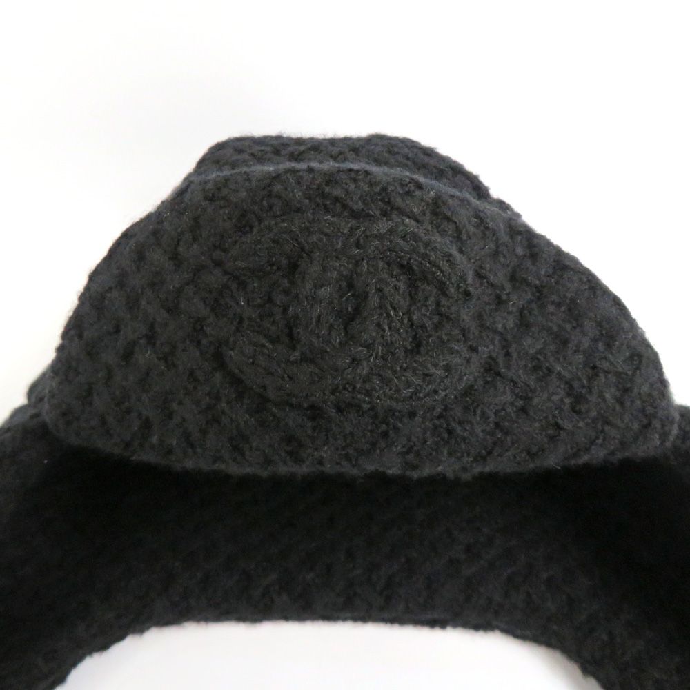 黒 ニット帽