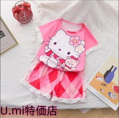 2セットの価格クロミ マイメロディ 子供用パジャマ シナモロール ルームウェア 2点セット 夏春夏秋 エアコン服 女の子 男の子 部屋着 寝間着 速 キッズ パジャマ