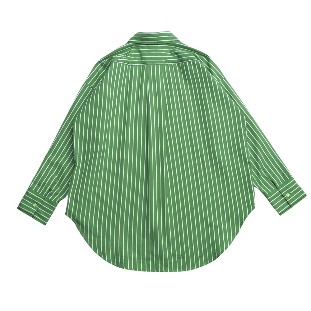 MARNI - マルニ　ストライプブラウス □美品□2024SS□MARNI マルニ 長袖シャツ サイズ38 ハート ロゴ
