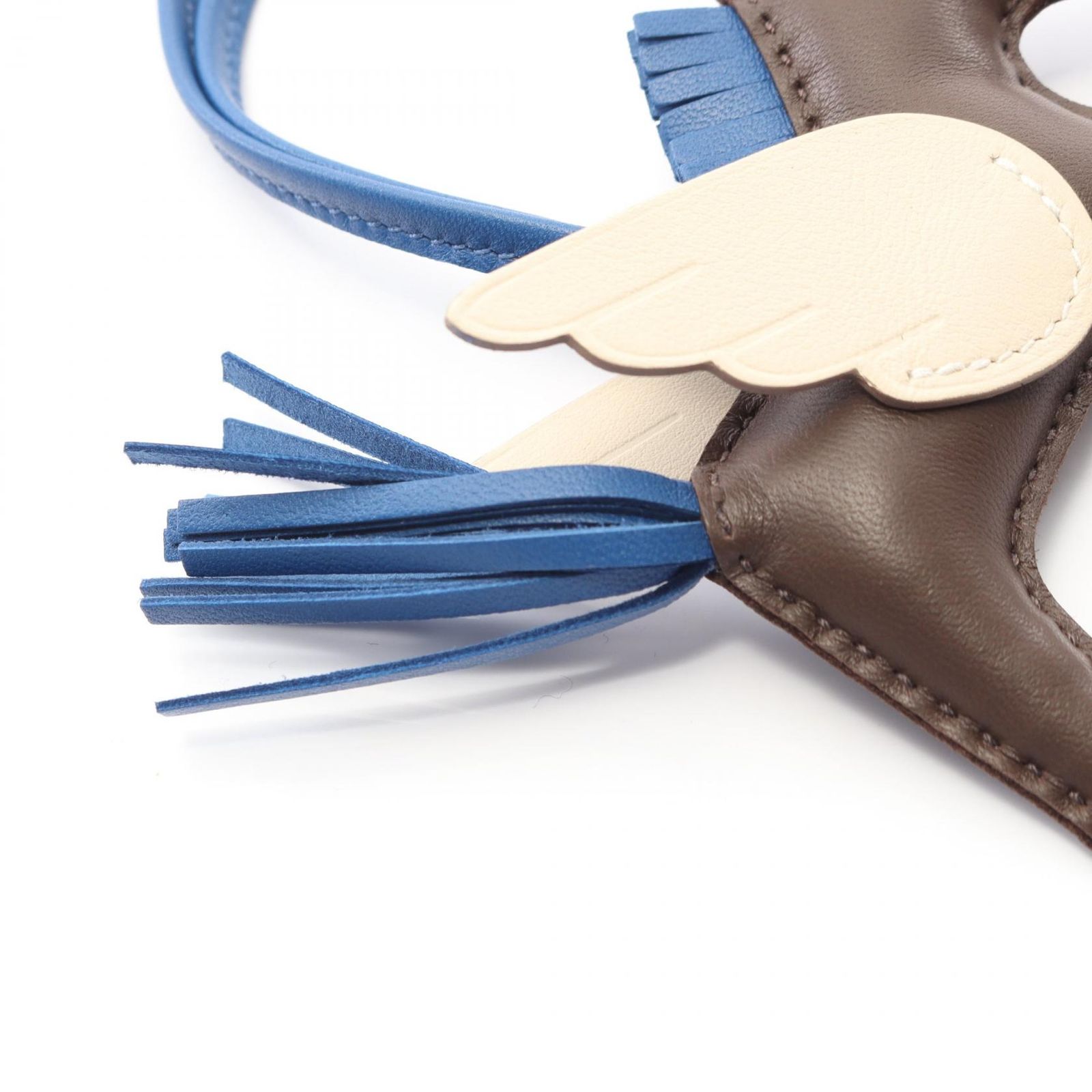 来店をご期待! HERMES エルメス ロデオペガサスPM ショコラ ブルーフランス クレ チャーム