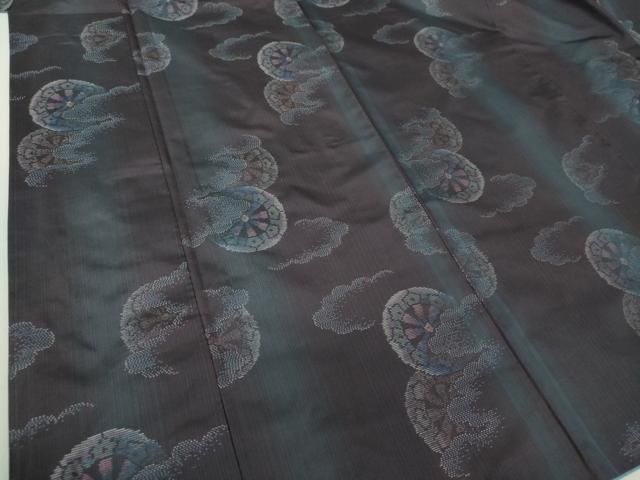 平和屋着物○本場大島紬 夢千代 雲取り源氏車 池田正一織物謹製 さが美