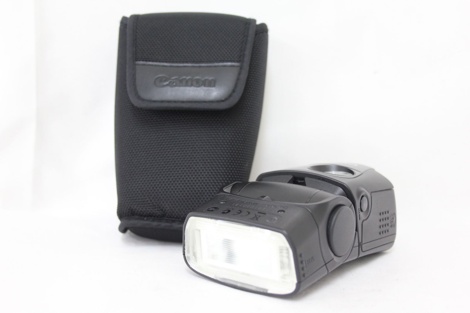 返品保証 キャノン Canon Speedlite 320EX ソフトケース付き フラッシュ ストロボ M4897