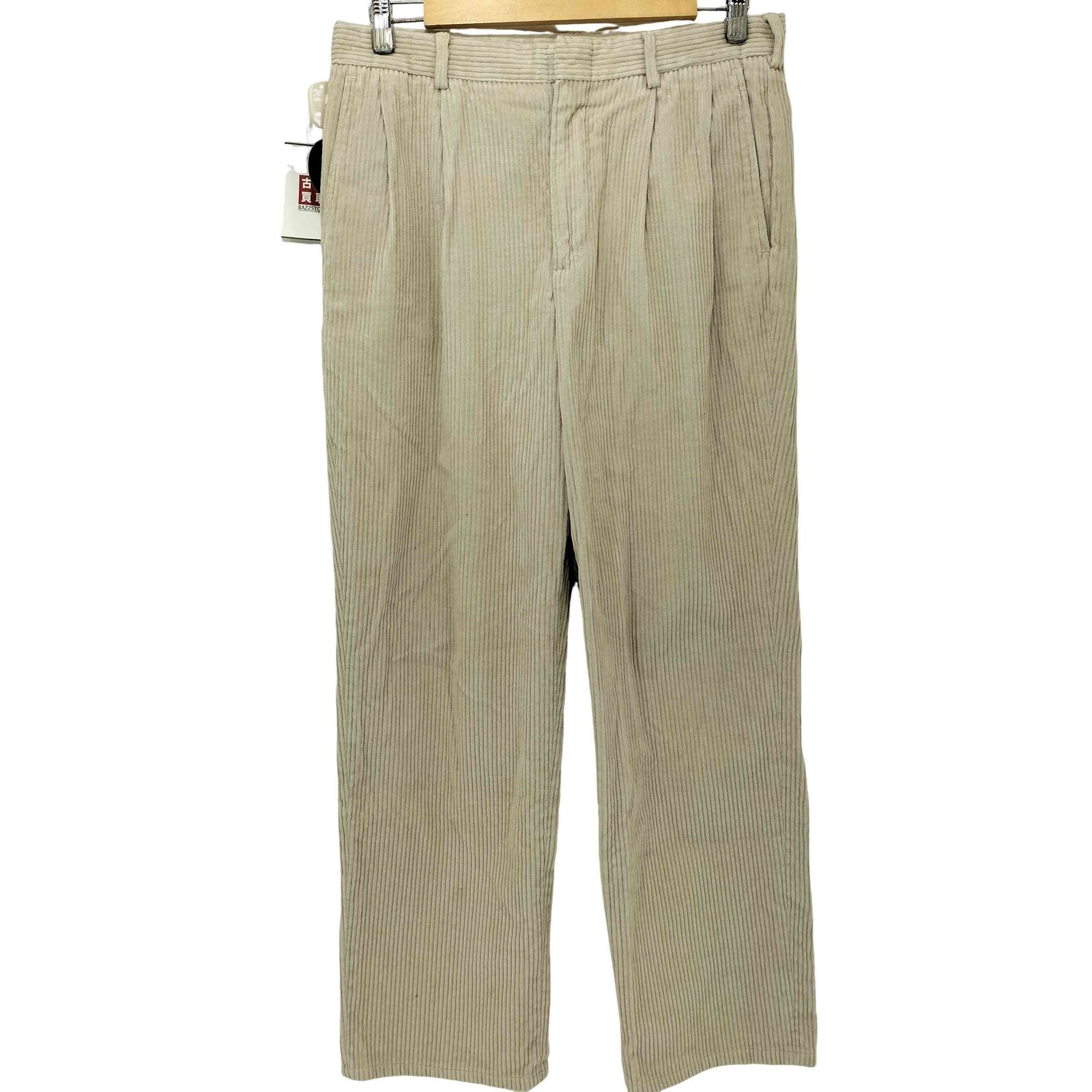 ランズエンド LANDS END 90S USA製 2タック 太畝 コーデュロイ パンツ