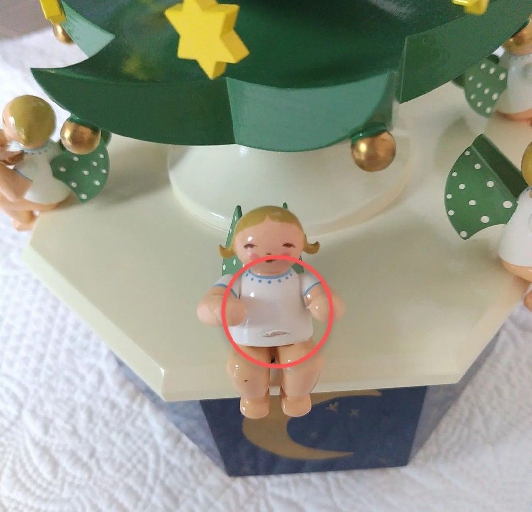 天使とクリスマスツリー 品 定価275000円 スイス製オルゴール ヴェント-キューン Wendt＆Kuhn Wendt-Kühn イレブンドット ドイツ製 NOITHATQUANGTHANH_NET