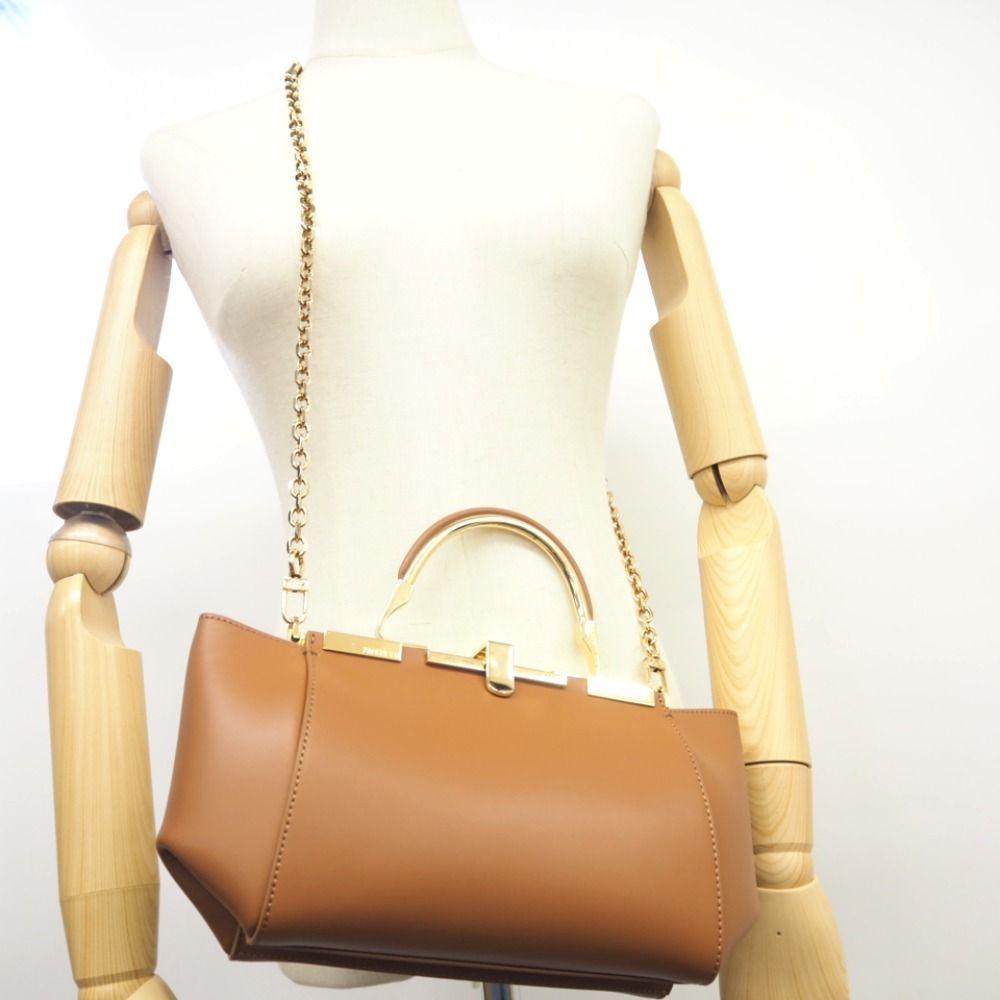 ZANCHETTI/ザンケッティ アムレット 2WAY チェーンショルダー レザー  