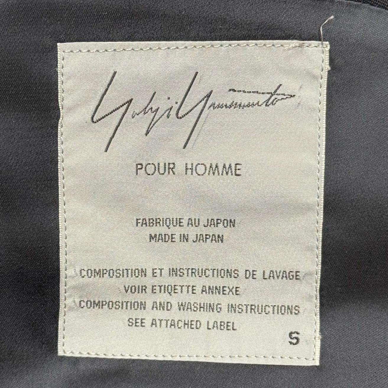 Yohji Yamamoto POUR HOMME 96AW 脱色期 4Bテーラードジャケット Yohji Yamamoto POUR HOMME 96AW 脱色期 4Bテーラードジャケット