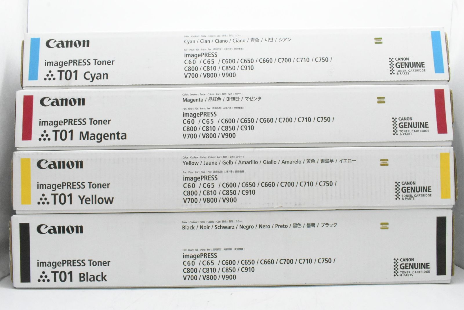 ♥ CANON 純正 トナー T01 4色 シアン マゼンタ イエロー ブラック キャノン ITC1BPW6SBVO-D-N24-byebye