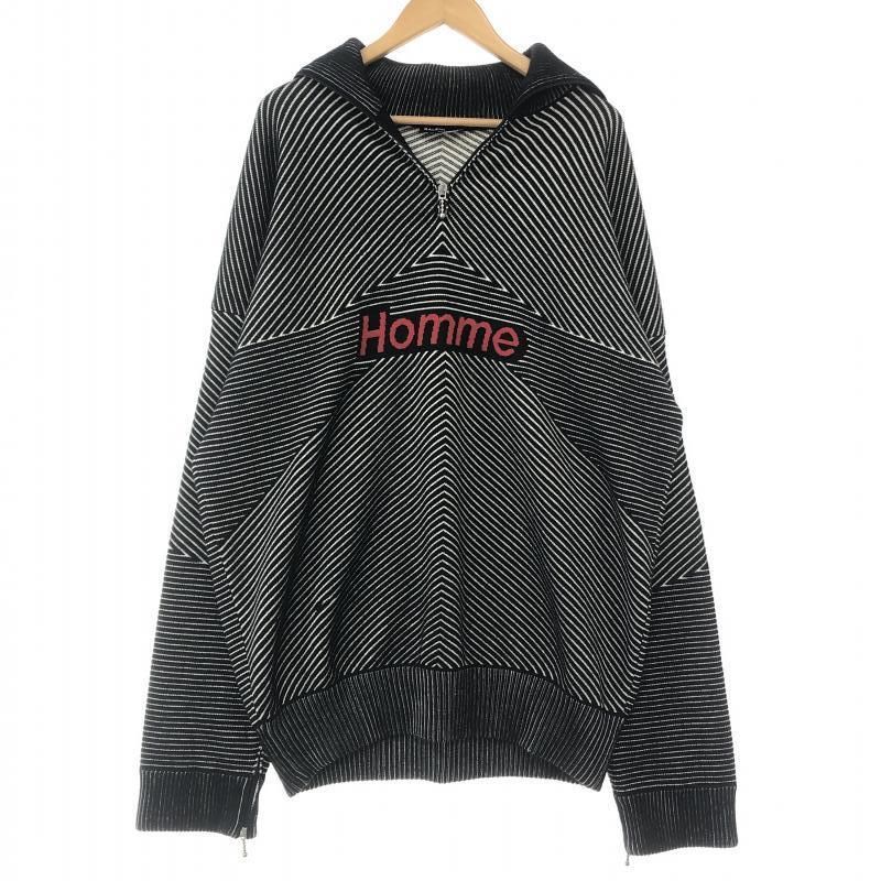 【中古】BALENCIAGA 17FW ハーフジップセーター 485653 T1388 S ブラック バレンシアガ[10]