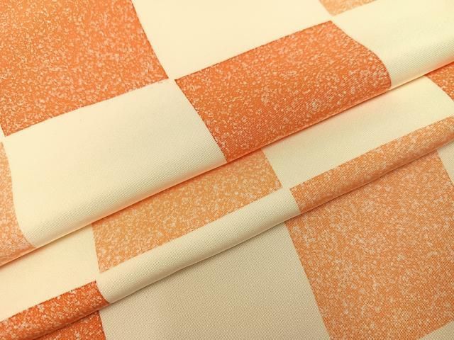 平和屋着物○上質な小紋 ろうけつ染め 網目文 正絹 逸品 AAAT0677zg