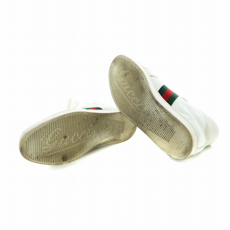 グッチ GUCCI ハイカットスニーカー シューズ 靴 ロゴ レザー インター