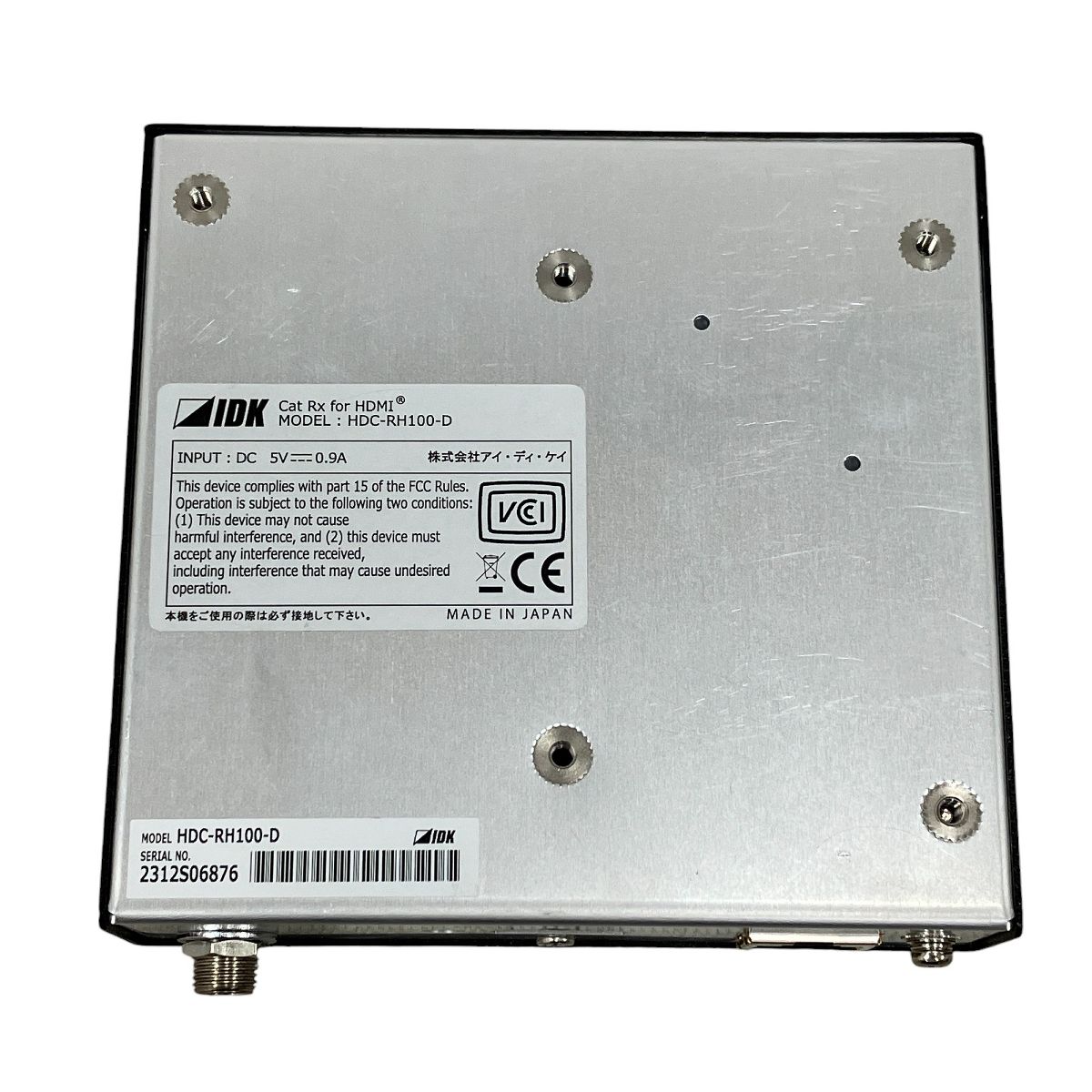 IDK HDC-RH100-D HDMIツイストペアケーブル延長用受信機 音響機材 中古 