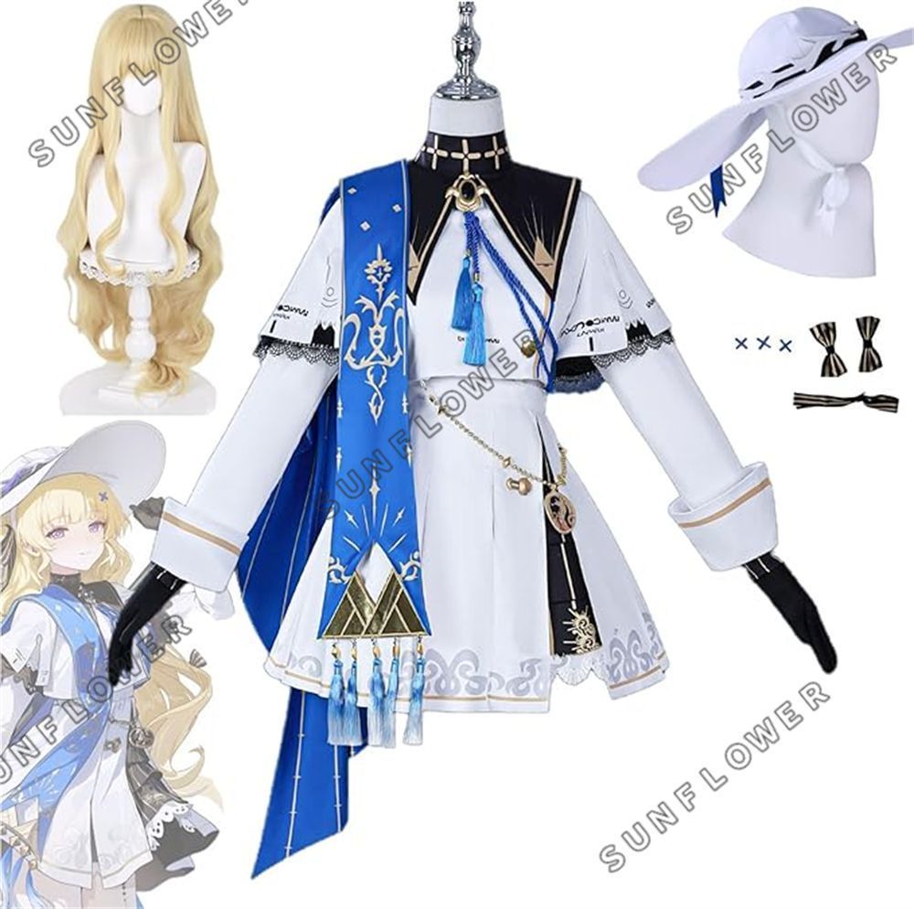 鳴潮 フィービー Phoebe ウィッグ追加 コスプレ衣装セット 帽子 髪飾り付き 全小物付き Wuthering Waves コスプレ コスチューム ステ
