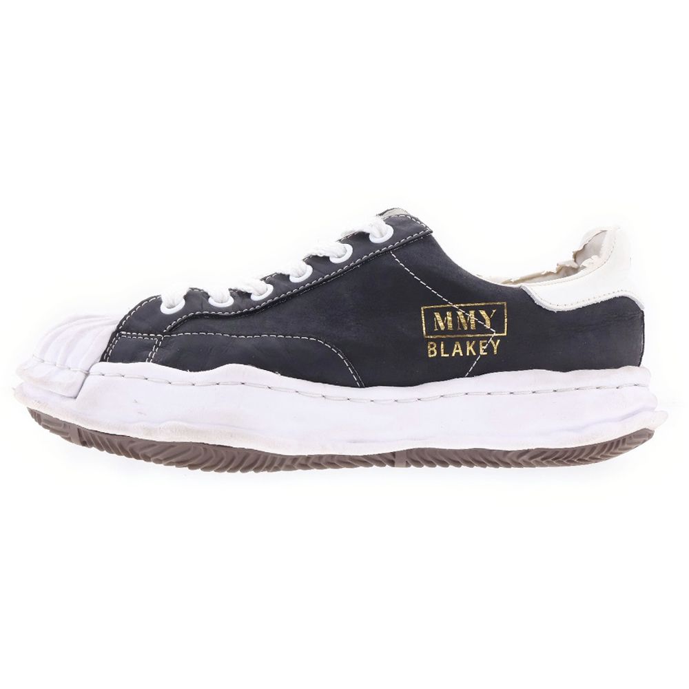 MAISON MIHARAYASUHIRO (メゾンミハラヤスヒロ) BLAKEY OG STC SOLE PL LEATHER LOWTOP ベイカー オリジナルソール ローカットスニーカー ブラック A08FW711