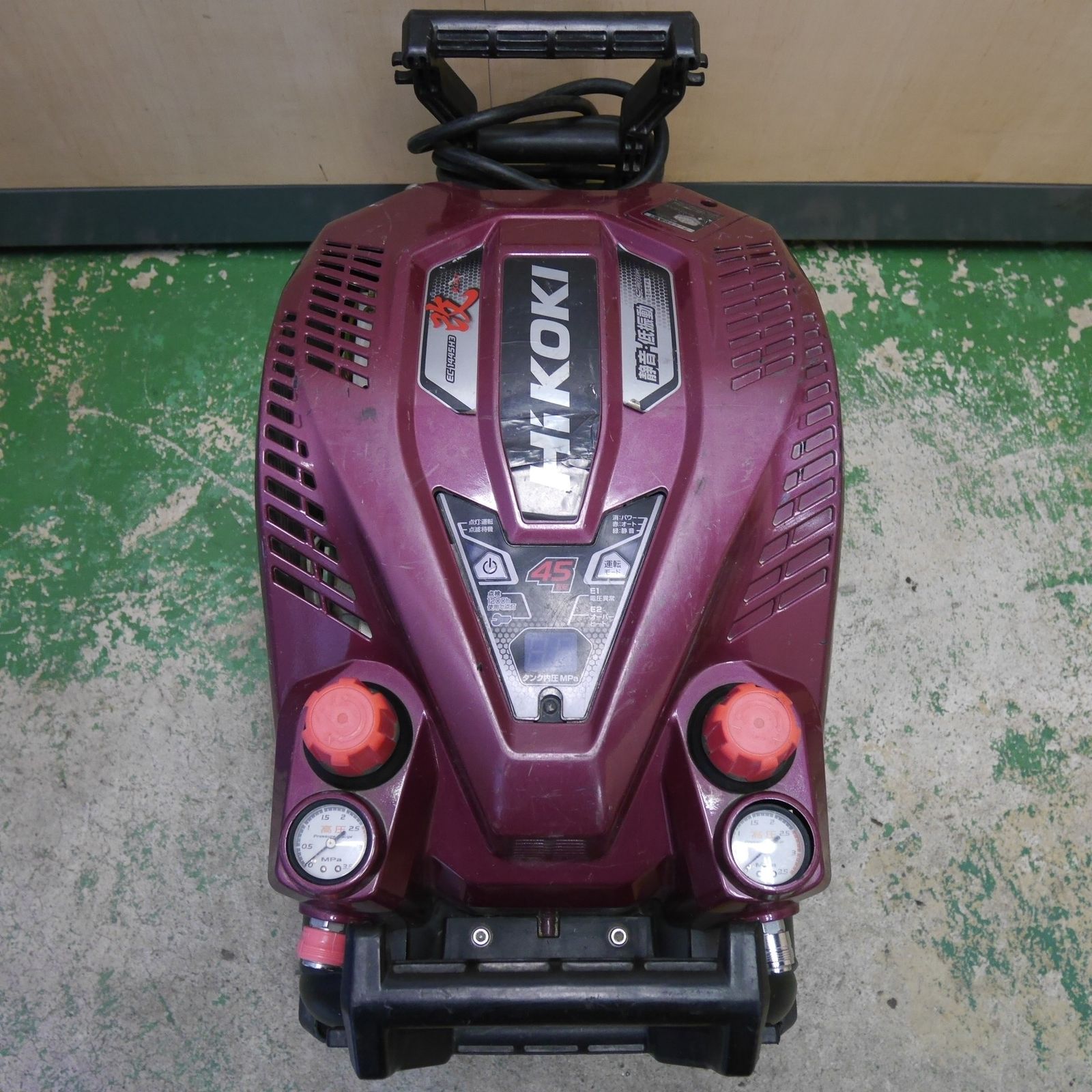 HiKOKI ハイコーキ 高圧 エア コンプレッサ EC1445H3 改 KAI エアー ツール 工具 コンプレッサー 100V 現状品