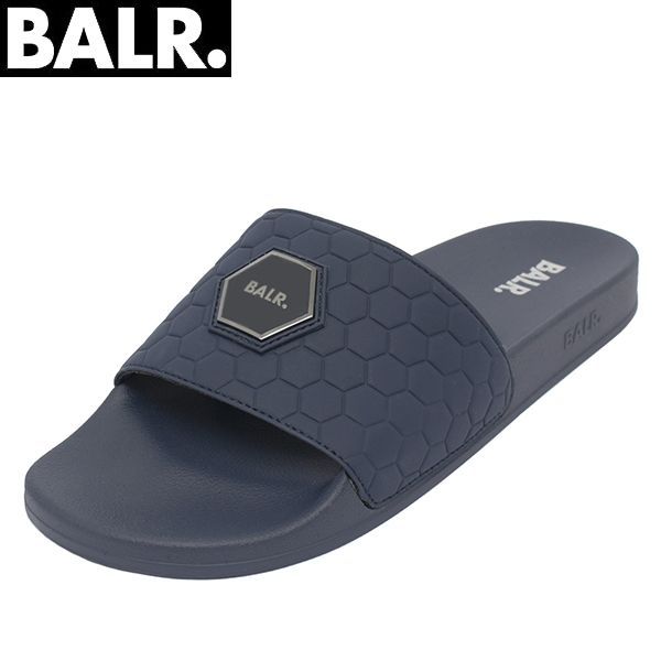 ゲッコー 新品 ボーラー BALR. スライド サンダル ネイビー 42 ゲッコー様専用 新品 ボーラー BALR. スライド サンダル ネイビー 42