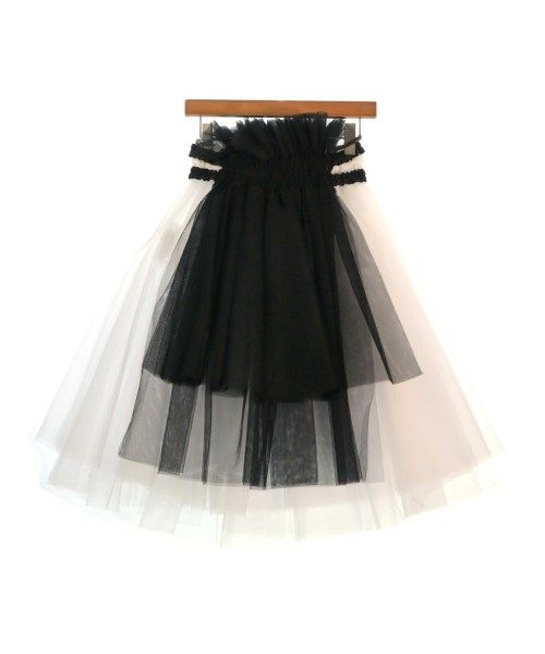 noir kei ninomiya ひざ丈スカート XS 2019325J0041 noir kei ninomiya - noir kei ninomiya ひざ丈スカート XS 白