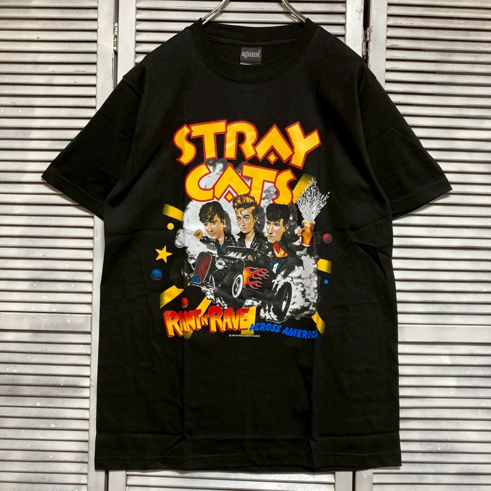 ◉ ストレイキャッツ STRAY CATS RANT N RAVE ホットロッド 黒 バンド