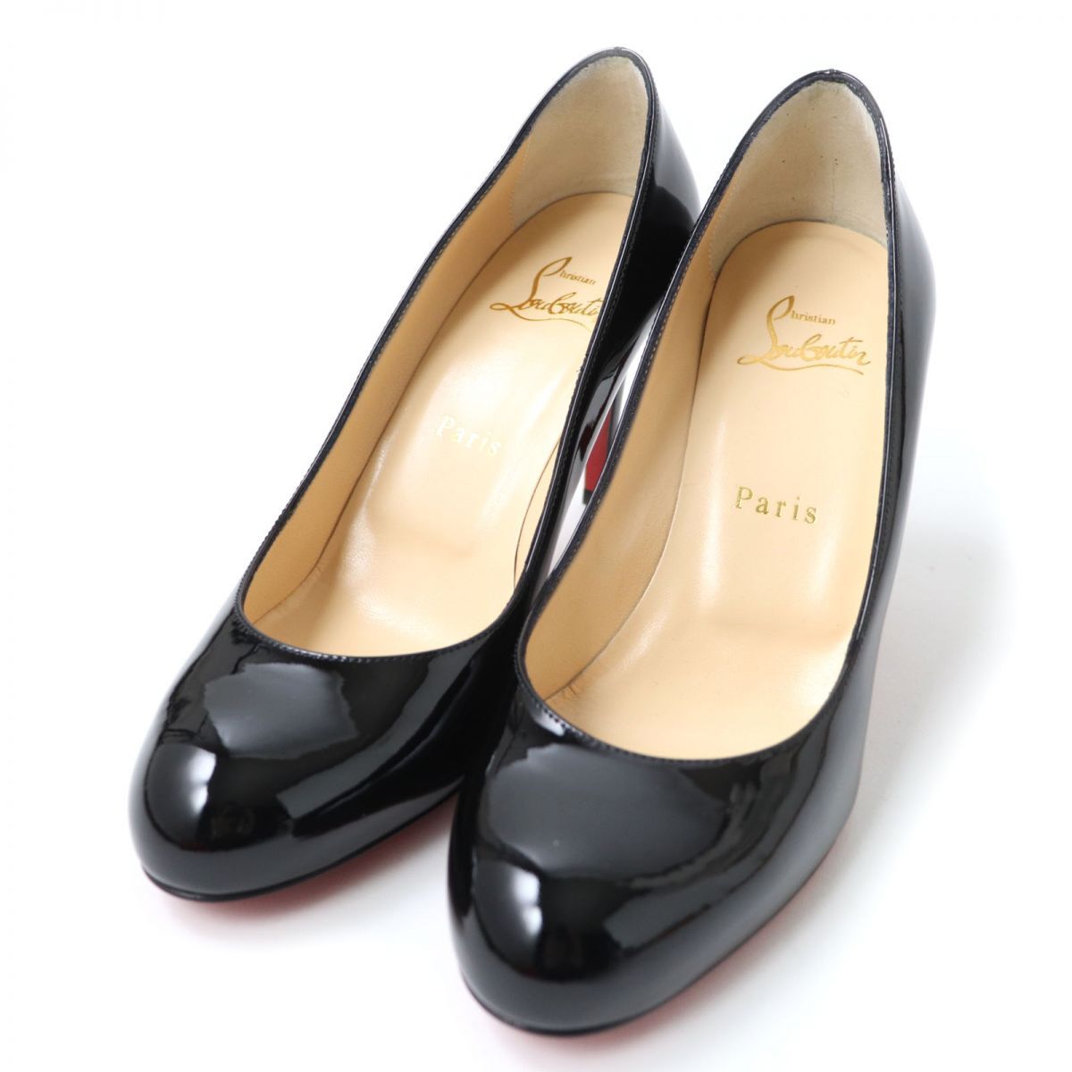 未使用品☆クリスチャンルブタン 3080263 SIMPLE PUMP 85 パテント 