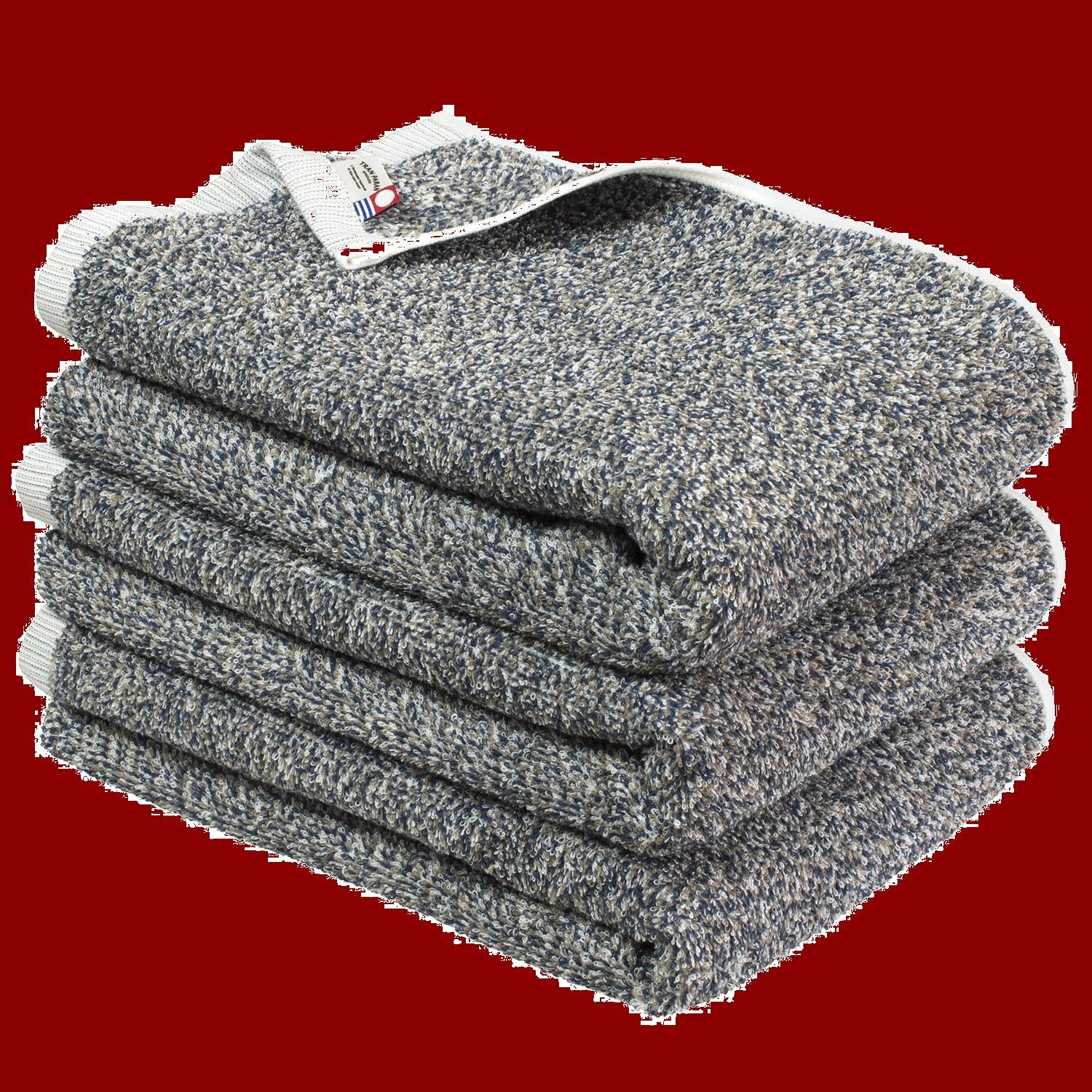 新着商品 今治タオル バスタオル 3枚セット トランパラン 64×125cm eco mix 今治タオル認定付き 吸水 綿100％ ネイビー
