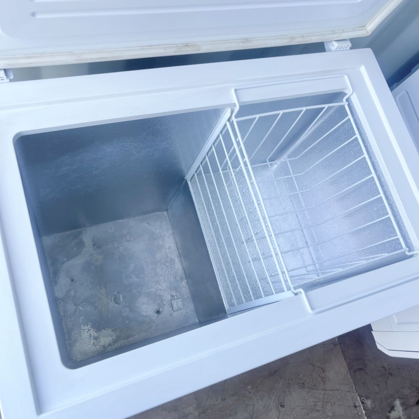 急速冷凍機能付き上開き冷凍ストッカー チェストフリーザー