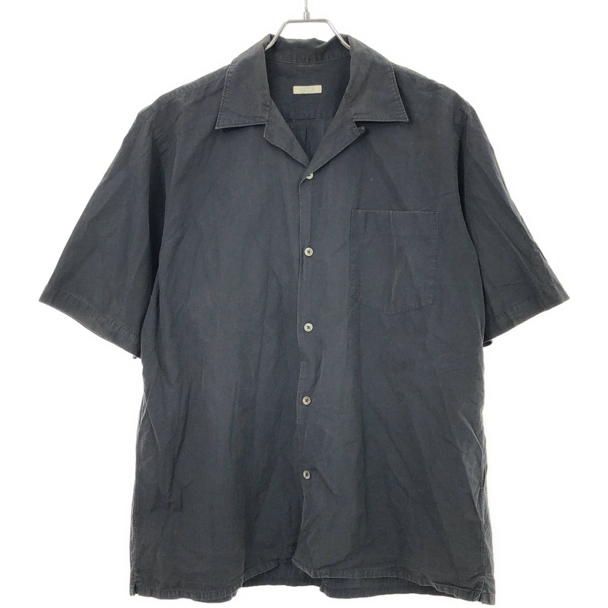 COMOLI コモリ 16SS ショートスリーブコットンシャツ I01-02005 ネイビー 2