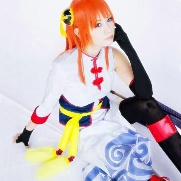 銀魂 神楽 コスプレ Amazon.co.jp: [KONRO] 銀魂のお姉さん神楽2年後コスプレ衣装
