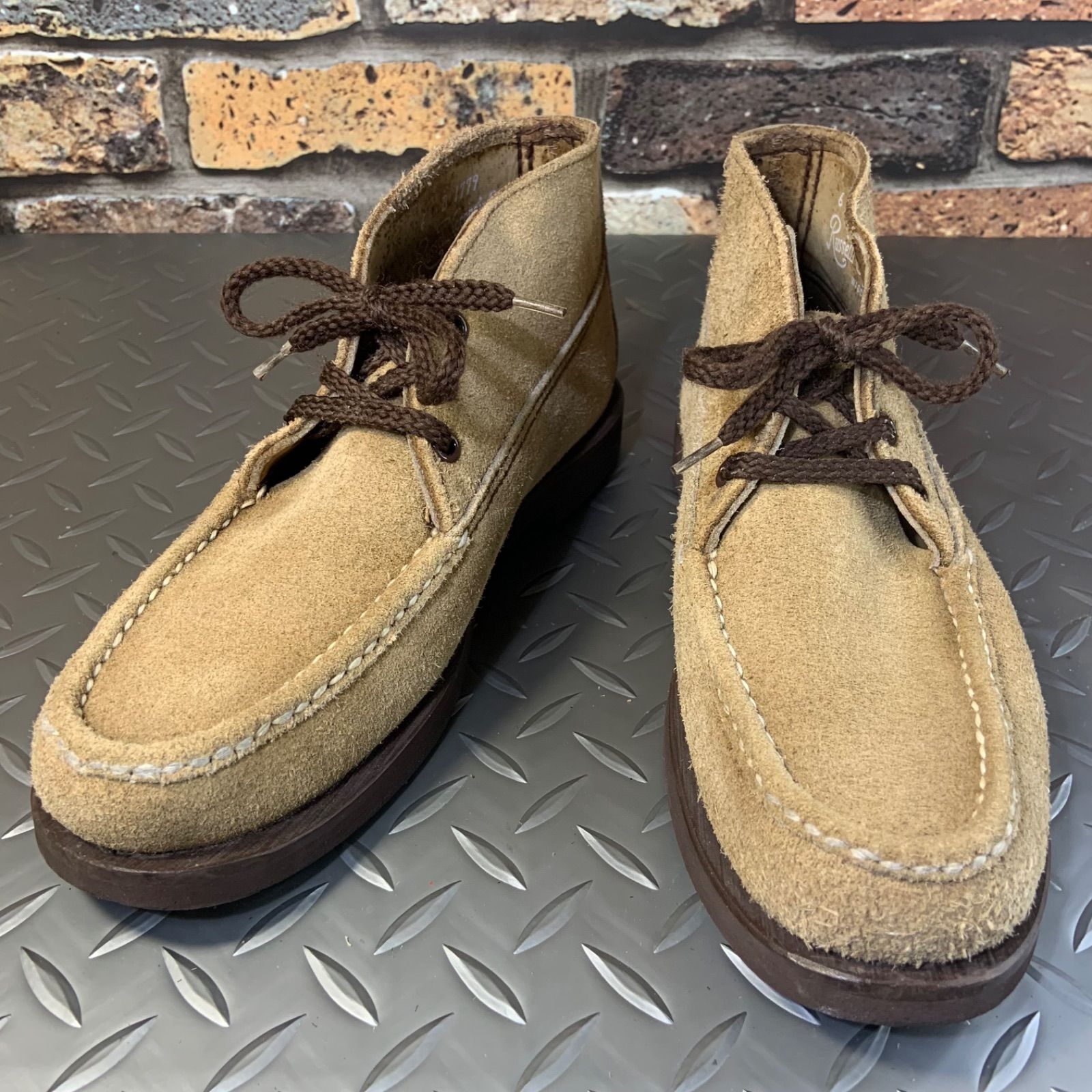 ラッセルモカシン Chukka チャッカブーツ US6D JP24cm Russell Moccasin アメリカ製 25I5-russ